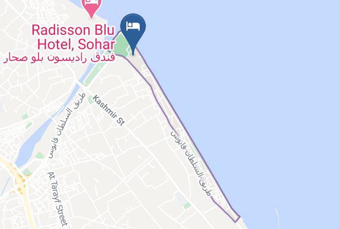 Sohar - Sohar Beach Hotel Maps