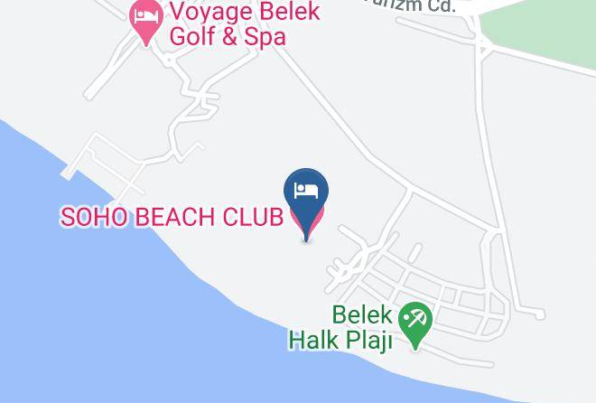 Antalya - Soho Beach Club Maps