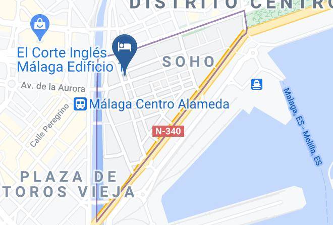 Malaga - Soho Boutique Colon Maps