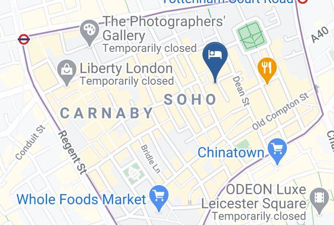 London - The Soho Hotel Maps