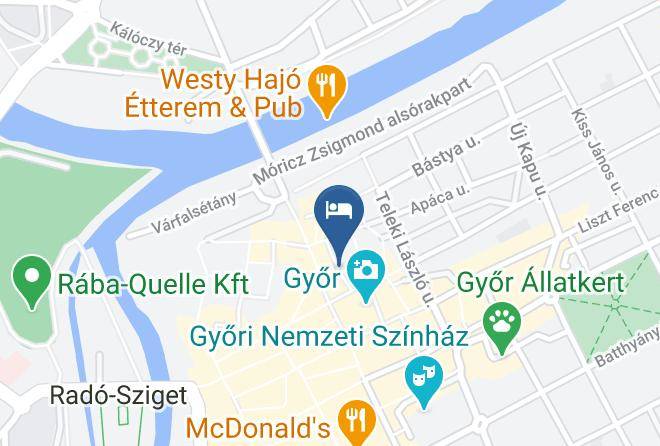 Gyor - Soho Hotel & Pub Maps