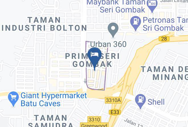 Gombak - Soho Hotel Sri Gombak Sdn Bhd Maps