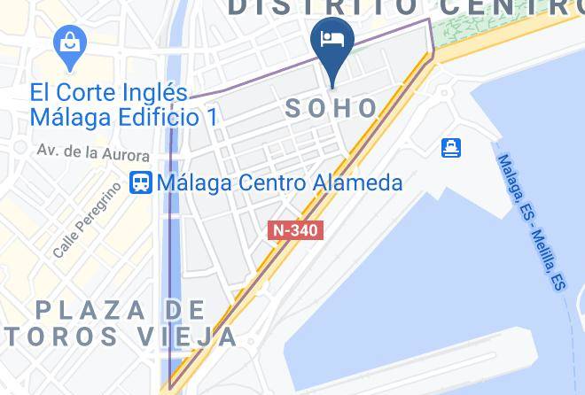Malaga - Hotel Soho Boutique Malaga Maps