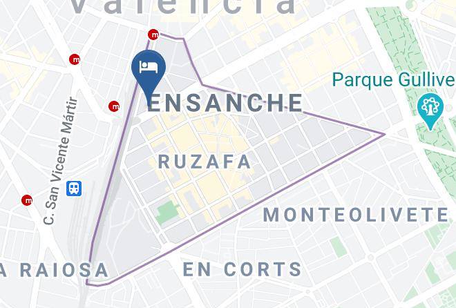 Soho Valencia Ruzafa Map