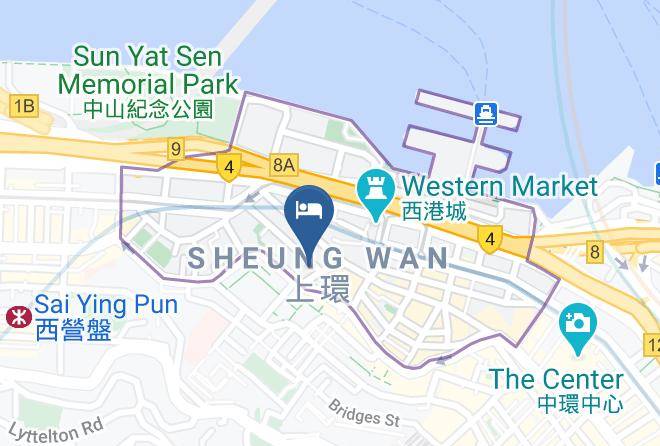 Central Western District - Sohotel Hong Kong Maps