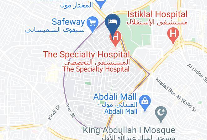 Amman - Sohoul Alkarmil Suites Maps