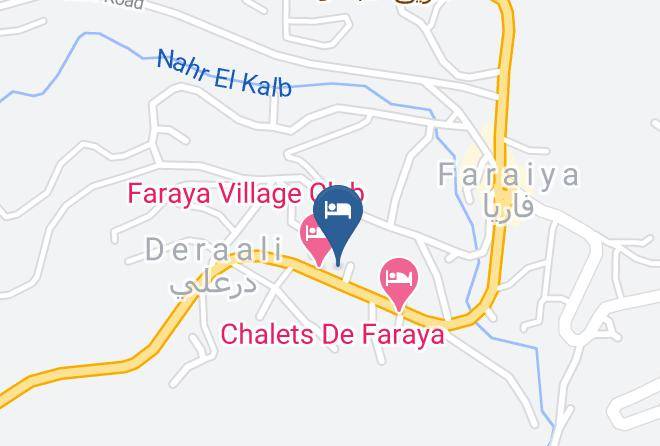 Kesrwan - Soiree De Faraya Maps