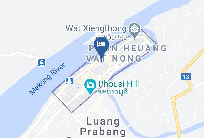 Louangphrabang - Sok Dee Residence Maps