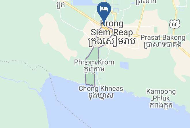 Sok Heng I Guesthouse Karte - Siem Reap - Siem Reab Town