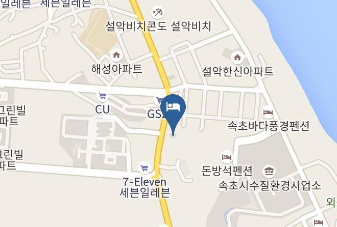 Sokcho Daepohang Yeongguemjeong Map - Gangwondo - Sokchosi