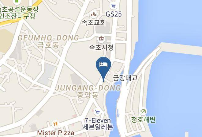 Sokcho & Guest House Mapa - Gangwondo - Sokchosi