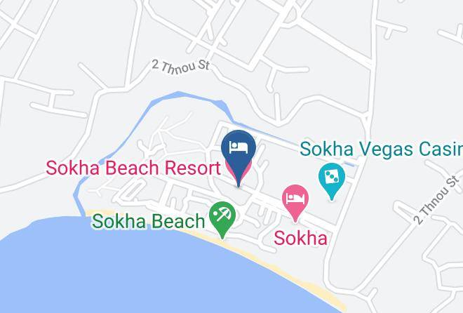 Preah Sihaknuk Town - Sokha Beach Resort Maps