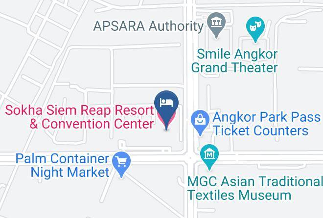 Sokha Siem Reap Resort & Convention Center Karte - Siem Reap - Siem Reab Town
