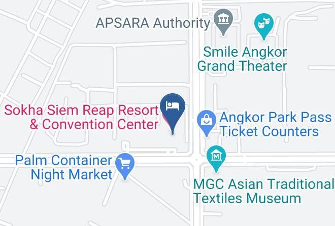 Sokha Ta Prohm Resort Karte - Siem Reap - Siem Reab Town
