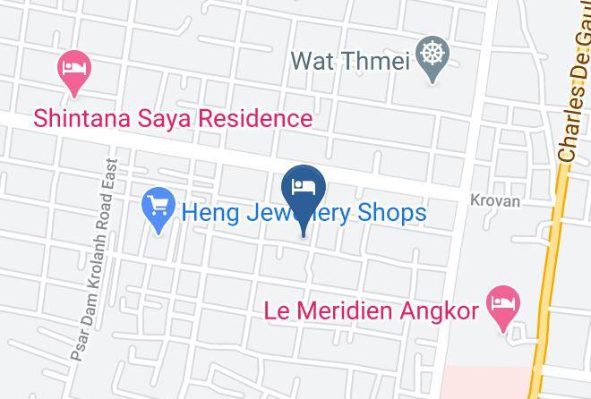 Sokkhak Boutique Resort Karte - Siem Reap - Siem Reab Town