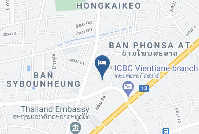 Vientiane - Sokxayphone Hotel Maps