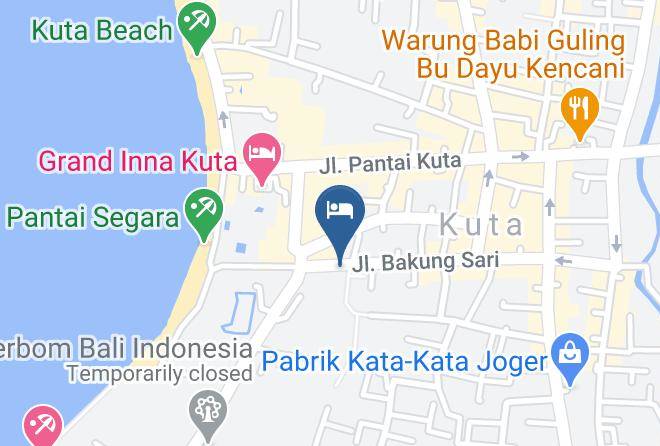 Badung Regency - Sol By Melia Kuta Bali Maps