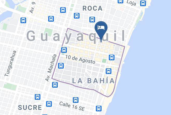 Guayaquil - Hotel Las Penas Maps