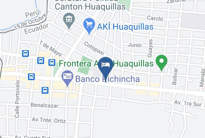Huaquillas - Sol Del Sur Hotel Maps