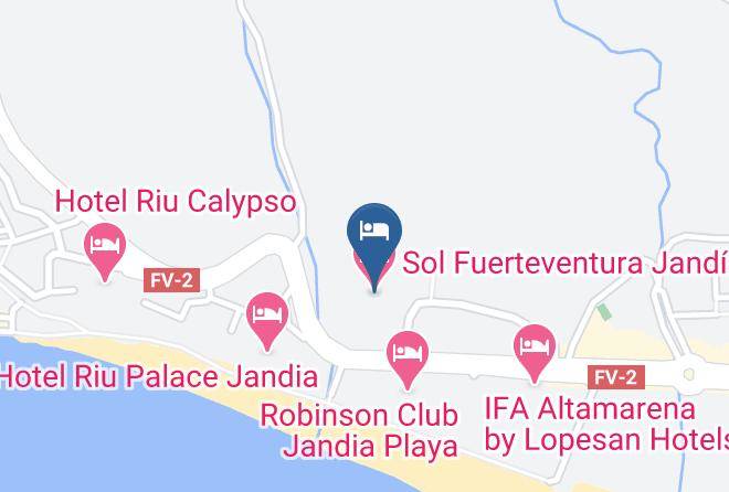 Sol Fuerteventura Jandia Map