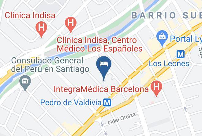 Solace Hotel Santiago Map