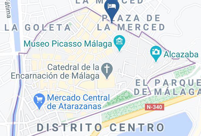 Malaga - Solaga Suites Merced Maps