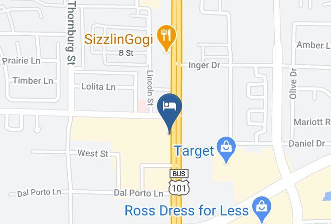Santa Barbara - Solaire Inn & Suites Maps