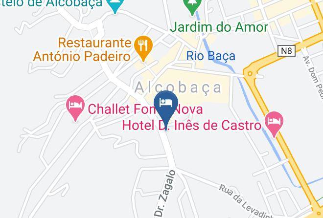 Alcobaca - Solar Da Cerca Do Mosteiro Maps