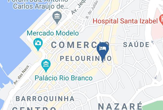 Salvador - Solar Das Artes Pousada Boutique Maps