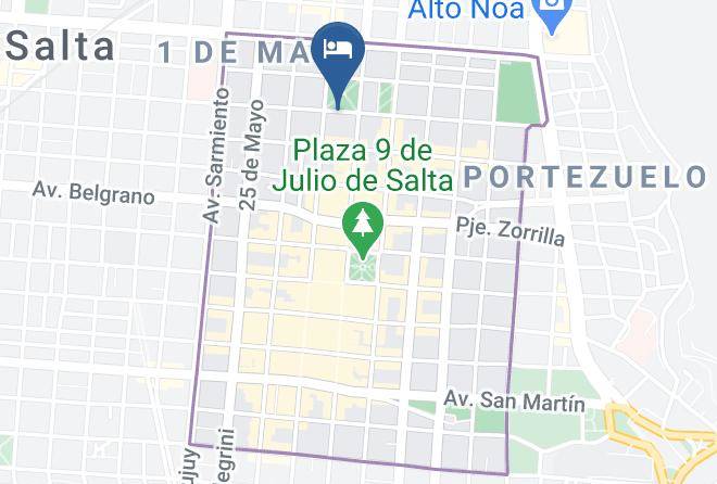Salta - Solar De La Plaza Hotel Maps