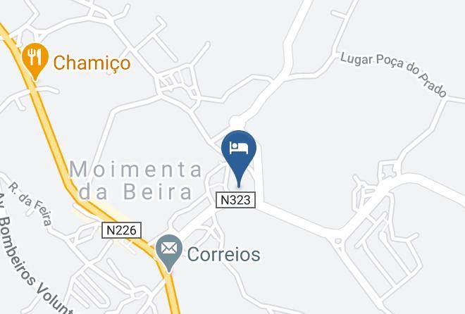 Moimenta Da Beira - Solar Dos Correia Alves Turismo De Habitacao Maps