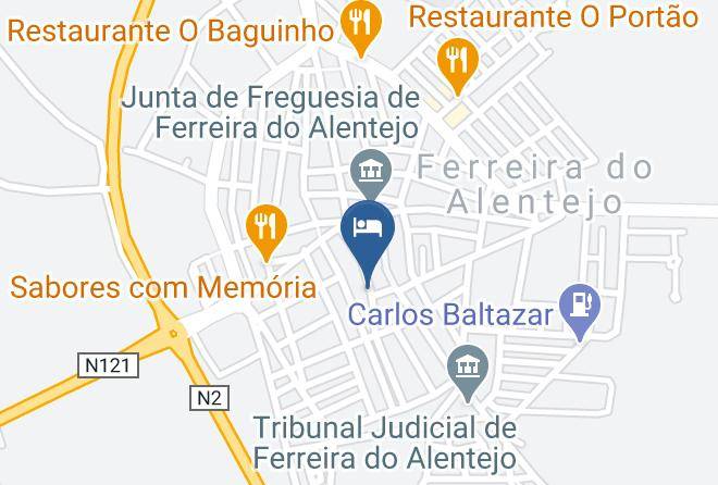 Ferreira Do Alentejo - Solar Dos Viscondes Maps