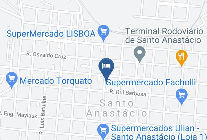 Santo Anastacio - Solar Hotel Maps