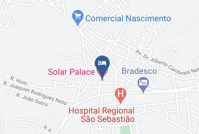 Santo Antonio Do Amparo - Solar Palace Hotel Maps