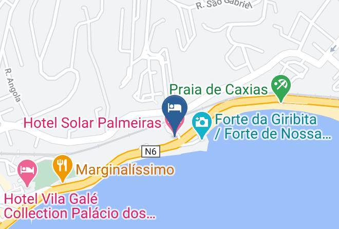 Hotel Solar Palmeiras Map