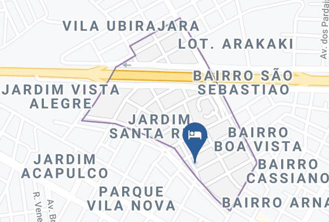 Fernandopolis - Solar Plaza Hotel Maps