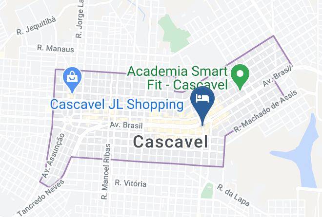 Solare Hotel Cascavel Map