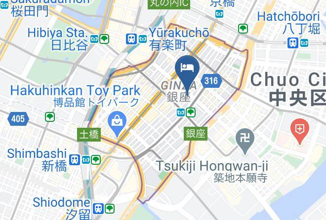 Chuo Ward - Solaria Nishitetsu Hotel Ginza Maps