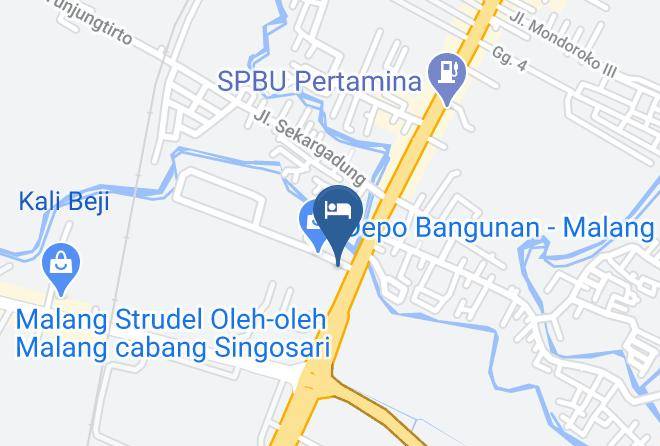 Malang Regency - Solaris Hotel Malang Maps