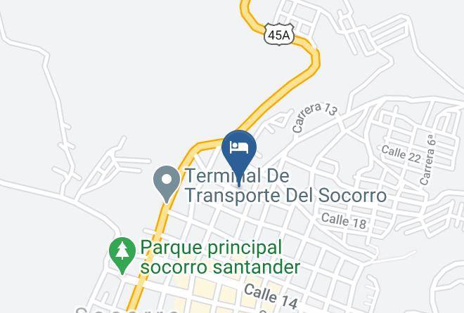 Socorro - Solarium Posada Maps