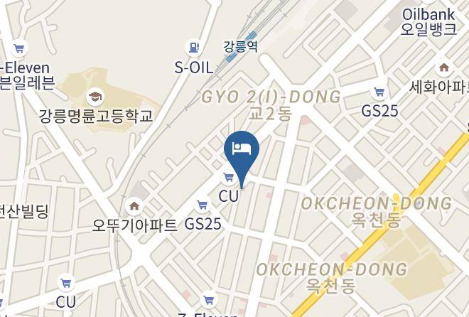 Gangneungsi - Solbit Motel Maps