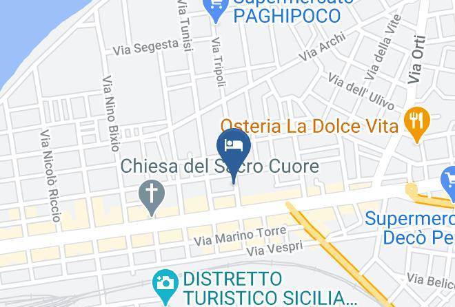 Trapani - B&b Sole Di Trapani Maps