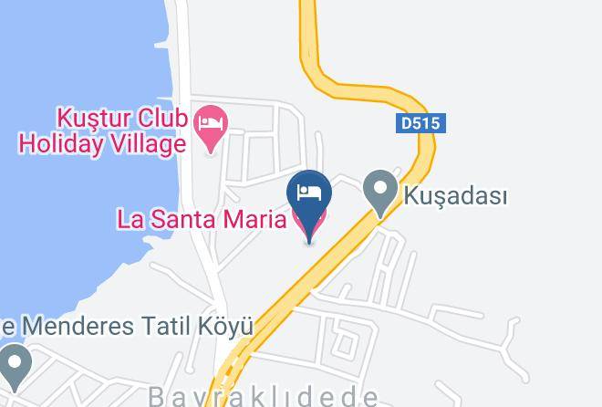 Kusadasi - La Santa Maria Hotel Maps