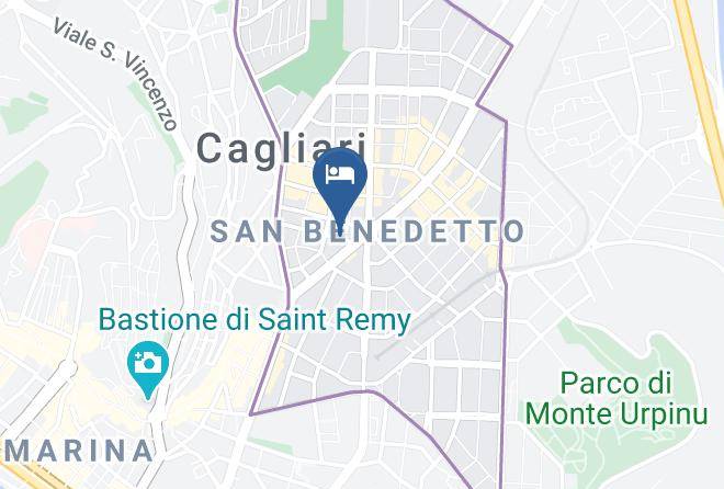 Cagliari - Sole Vacanze In Centro Citta Maps