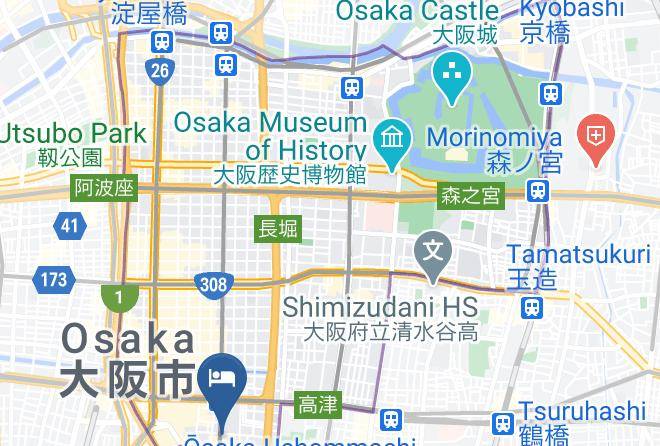 Osaka City Chuo Ward - Soleil Namba Maps