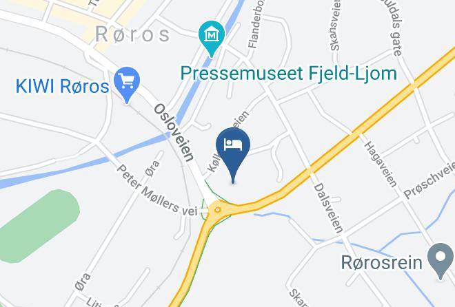 Roros - Solheim Pensjonat & Motested Maps