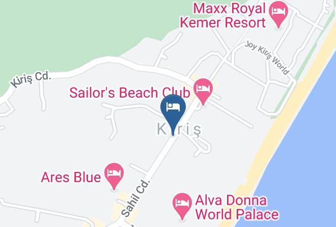 Kemer - Solim Hotel Maps