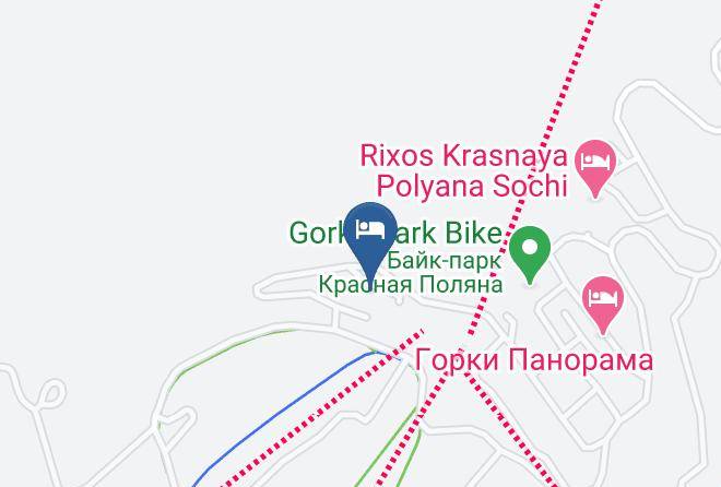 Novotel Resort Krasnaya Polyana Sochi Map