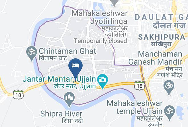 Ujjain - Solitaire Hotel & Resort Maps