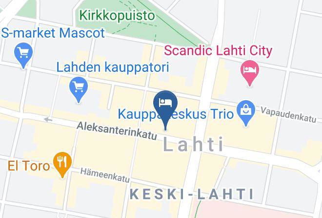 Lahti - Solo Sokos Hotel Lahden Seurahuone Maps